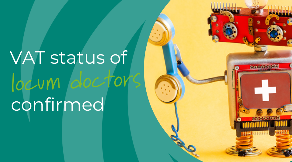 VAT status of locum doctors confirmed