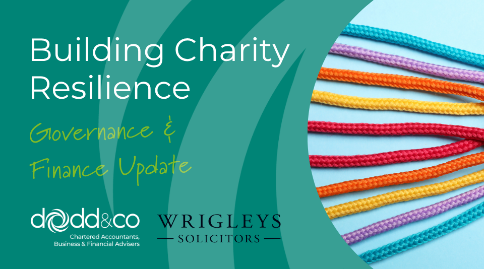 Building Charity Resilience: Governance and Finance Update